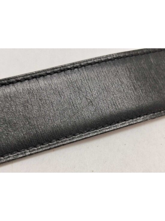Hermes Belt Black Brown Leather